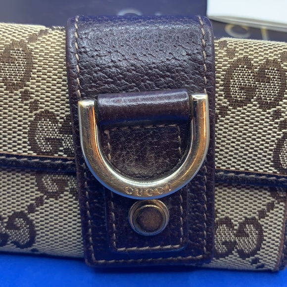 Gucci Vintage Beige and Brown key holder wallet - Picture 3 of 10